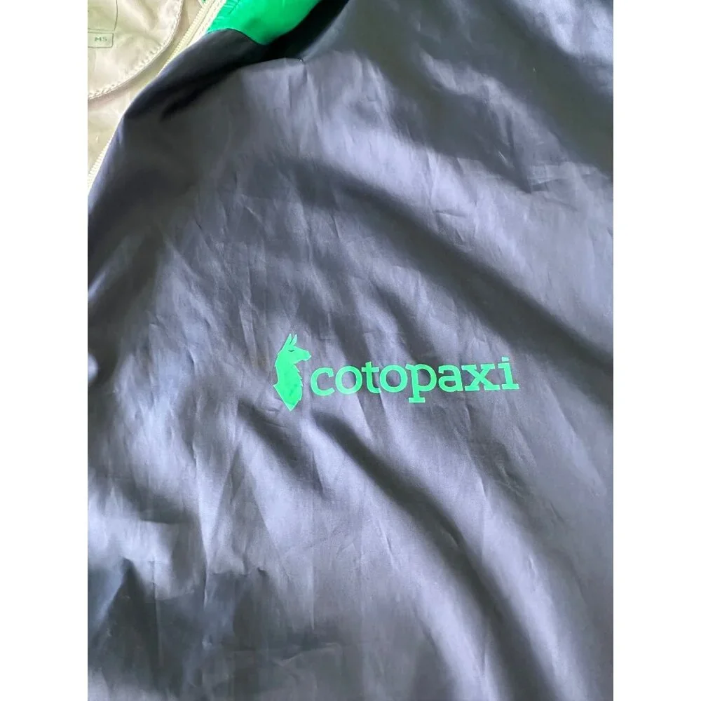 Cotopaxi Windbreaker Mens Small Teca Hooded Half Zip Lightweight Colorblock Hike - Picture 6 of 10